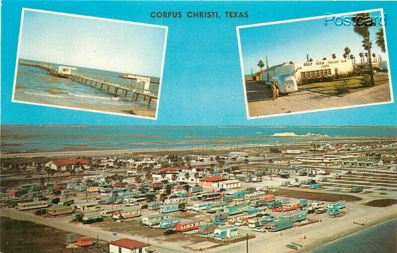 TX, Corpus Christi, Texas, Gulf View Trailer Park, Dexter Press No. 7507-B