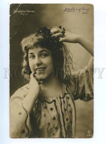 175005 Geraldine FARRAR American OPERA Singer MIGNON old PHOTO