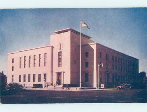 1940's POST OFFICE SCENE Fresno California CA AF0819