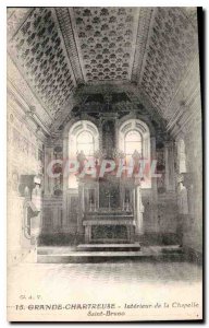 Old Postcard Grande Chartreuse Interior of the Chapel of St. Bruno