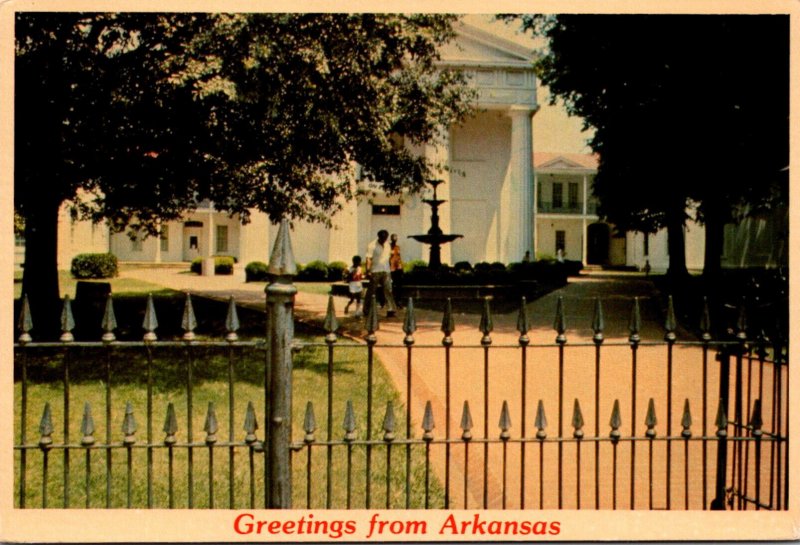 Arkansas Greeings Showing Old State House In Little Rock