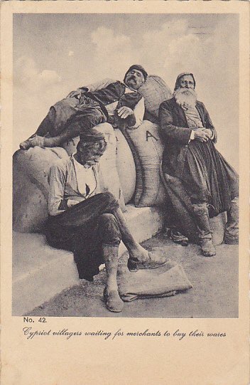 Germany Typical Villagers Waiting For Merchants To Buy Their Wares