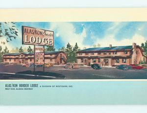 Unused Pre-1980 ALAS-KON BORDER LODGE MOTEL Beaver Creek YT o0378