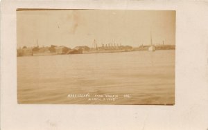 H90/ Mare Island California Postcard RPPC c1910 from Vallejo Ship Dock 35