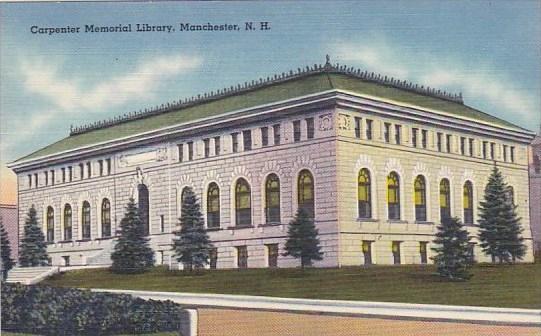 Carpenter Memorial Library Manchester New Hampshire