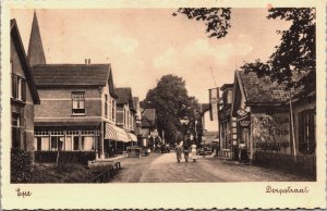 Netherlands Epe Dorpsstraat Vintage Postcard C089