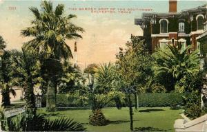 Galveston Texas 1911 Garden Spot Southwest Kress postcard 7896