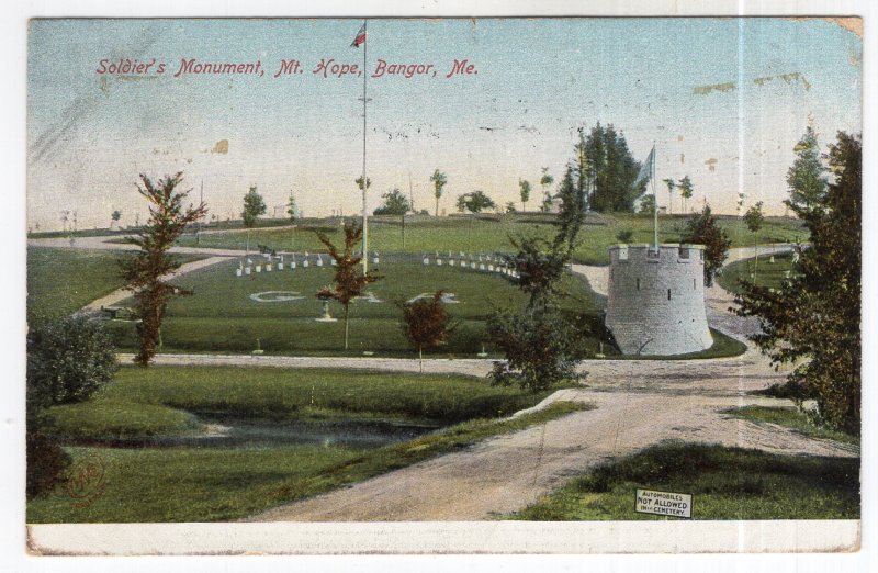 Bangor, Me., Soldier's Monument, Mt. Hope