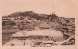 Postcard Flagstaff Station Aden Yemen