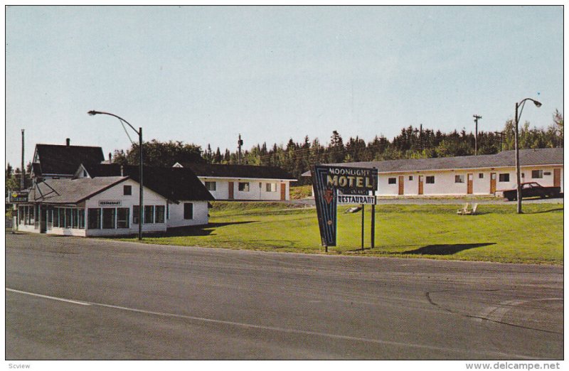 DUMFRIES, New Brunswick, Canada, 1940-1960's; Moonlight Motel And Restaurant