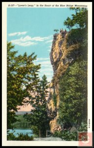 Lover's Leap, int eht Heart fo the Blue Ridge Mountains