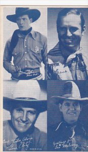 Cowboy Arcade Card Tom Tyler Gene Autry Leo Maloney