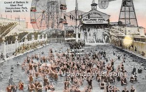 Giant Pool, Steeplechase Park - Coney Island, New York NY  