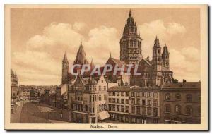 Mainz Old Postcard Dom