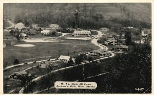 Vintage Postcard 1939 W. Va. State 41 Camp Jackson's Mills West Virginia