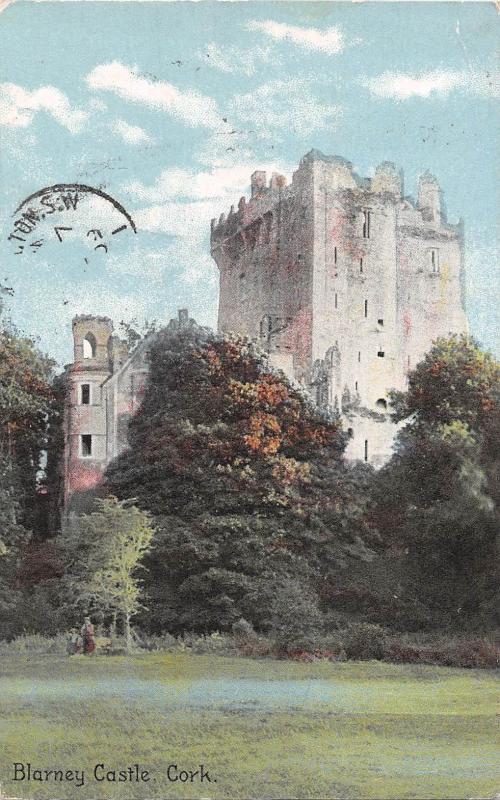 uk2195 blarney castle cork ireland real photo uk