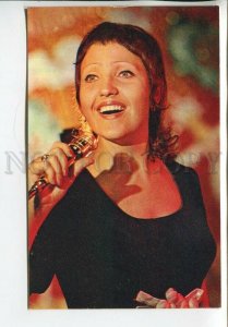 464639 USSR 1974 year singer Galina Nenasheva postcard