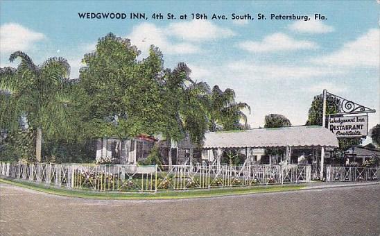 Florida Saint Petersburg Wedgwood Inn 4th Street At 18th Avenue South