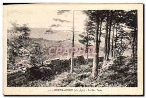 Old Postcard Mont Sainte Odile Wall pagan