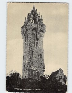 Postcard Wallace Monument, Stirling, Scotland