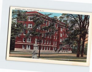 Postcard Maxwell Hall, Clifton Springs, New York