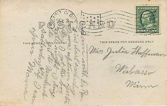 MN, Saint Cloud, Minnesota, RPPC, Public Library