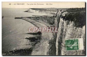 Treport - taking View Terraces - Old Postcard