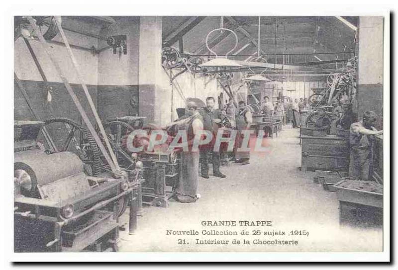 COPYRIGHT Grande Trappe New collection of 25 subjects in 1915 Interior of the...