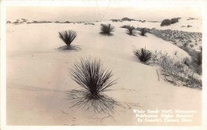 H56/ White Sands National Monument New Mexico RPPC Postcard c1950s 5