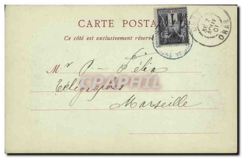 Old Postcard Oran Place Kleber