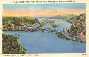 Where three states and two rivers meet, Harpers Ferry, WV