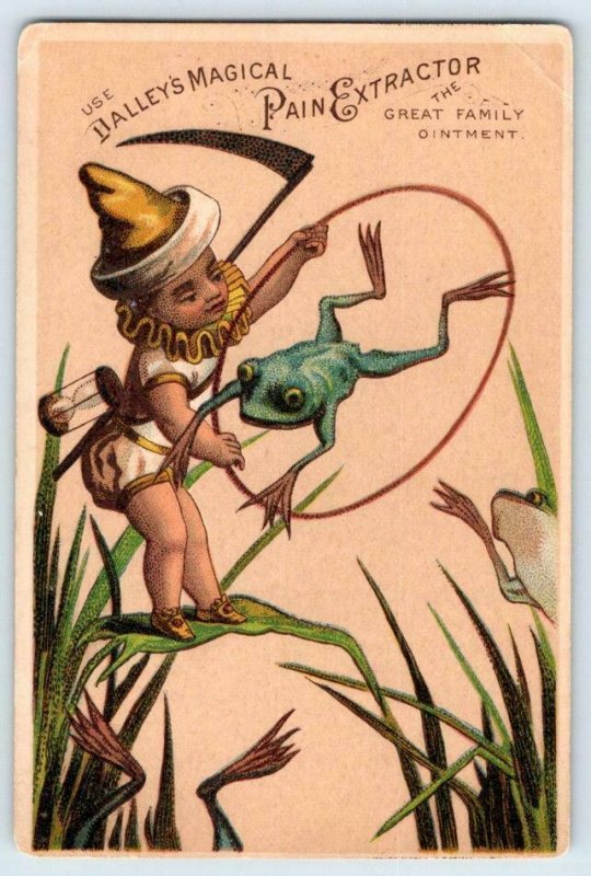 DALLEY'S MAGICAL PAIN EXTRACTOR QUACK MEDICINE FROG FAIRY FANTASY SCYTHE HOOP