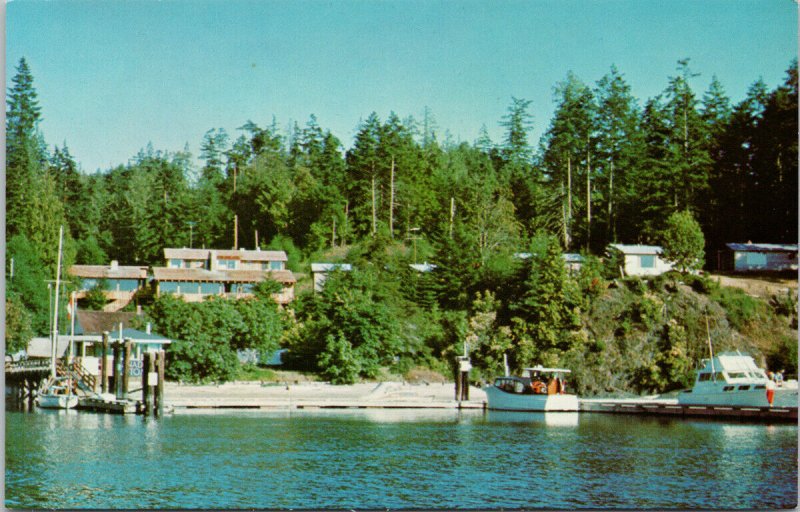 South Pender Island BC Bedwell Harbour & Resort Unused Vintage Postcard G63