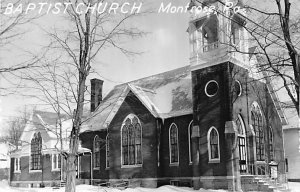 Baptist Church real photo - Montrose, Pennsylvania PA