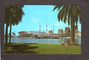 FL Convention Center University of Tampa Pirate Ship Tampa Florida Postcard