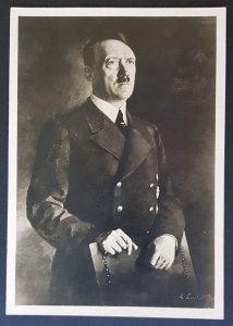 GERMANY THIRD 3rd REICH ORIGINAL NAZI CARD ADOLF HITLER HOFFMANN STUDIOS