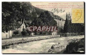 Old Postcard Valle de Aran Colegio San Jose