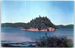 Postcard - View Of Marble Island, Mallett's Bay - Colchester, Vermont
