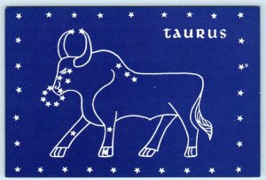 ZODIAC SIGN ~ TAURUS Bull  Summer of Love 1967 Sea Cliff Press 4x6 Postcard