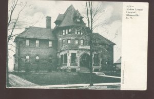 GLOVERSVILLE NEW YORK NY NATHAN LITTAUER HOSPITAL VINTAGE POSTCARD 1909