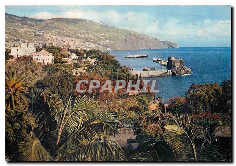 Postcard Modern View of Funchal Bay from the Miramar Hotel Madeira