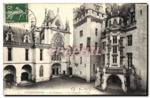 Old Postcard Pierrefonds Chateau Chapel