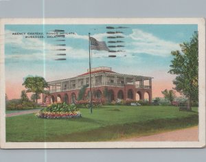 Postcard Agency Chateau Honor Heights Muskogee OK