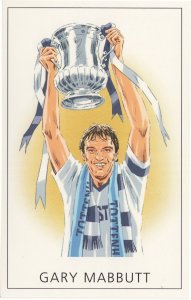 Gary Mabbutt 1987 FA Cup Spurs Tottenham FC Painting Postcard