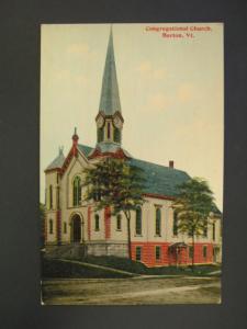 Barton VT Church Postcard