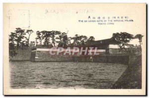 Japan Japan Nippon Old Postcard TThe Sakurada Gate of the Imperial Palace in ...