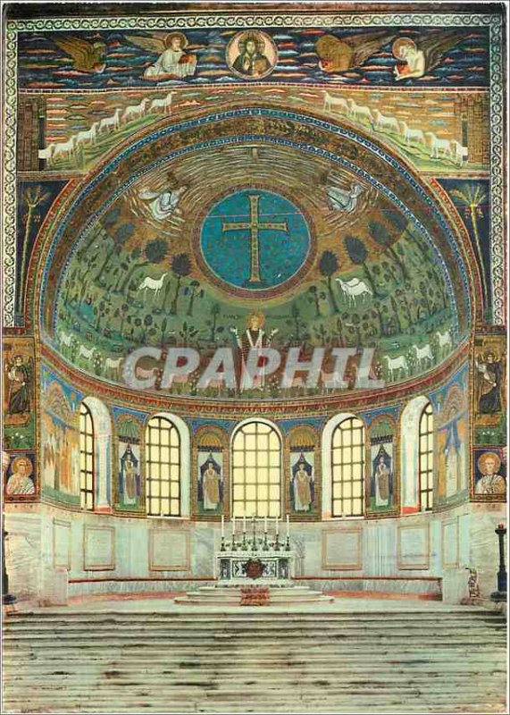Postcard Modern Ravenna Appolinaris S Basilica in Classis (VI s) Apse