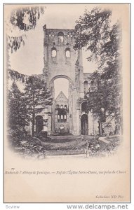 PARIS, France, 1900-1910's; Ruines Des L'Abbaye De Jumieges, Nef De L'Eglise ...