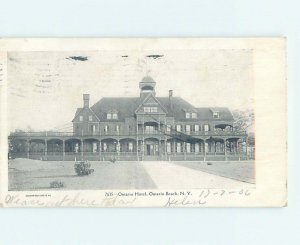 Pre-1907 ONTARIO HOTEL Ontario Beach In Rochester New York NY AE2304