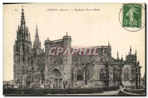 Old Postcard Our Lady of L & # 39Epine Notre Dame